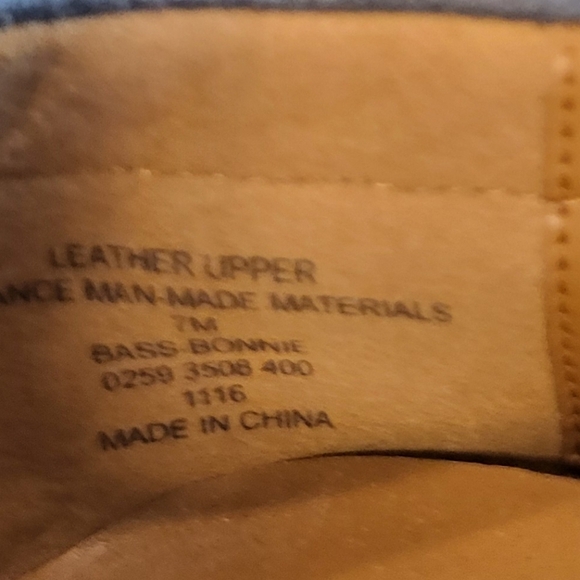 G.H. Bass Co. Bonnie Light Blue Suede Moccasins/Loafers with Tassels, Sz. 7 - Picture 9 of 12